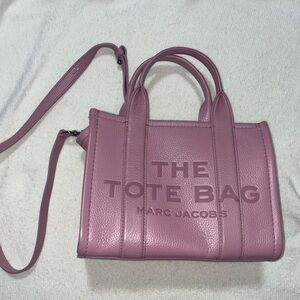 Marc Jacobs Pink Tote Bag with cross body strap. Like new